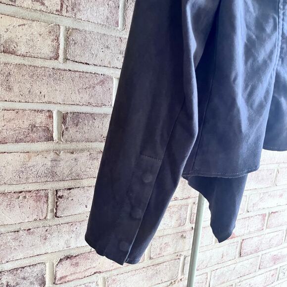 KUT from the Kloth Cardigan Size M Tayanita Faux Suede‎ Gray Open (L370) - Picture 4 of 5